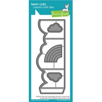 Lawn Fawn Lawn Cuts - Platform Pop-Up Cloud Wrap Around